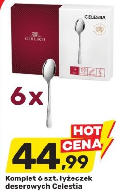 Komplet 6 szt. łyżeczek deserowych Celestia promocja w Bricomarche