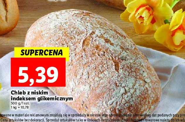 Chleb z niskim indeksem glikemicznym promocja