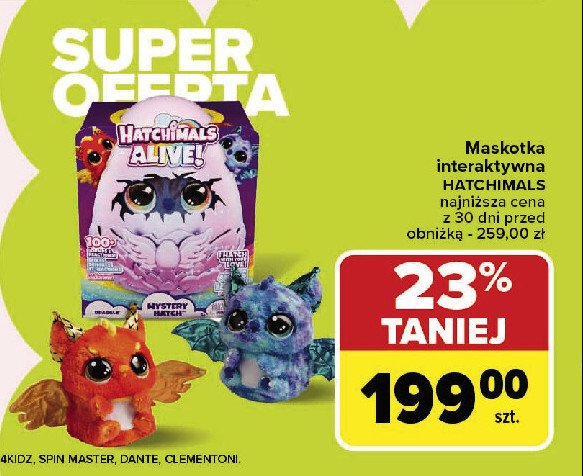 Maskotka hatchimals alive! Spin master promocja w Carrefour