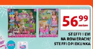 Lalka steffi i evi na rowerach promocja