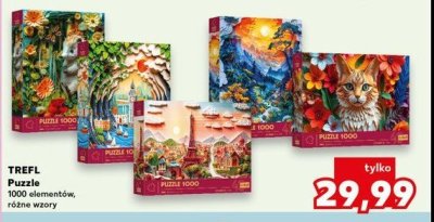 Puzzle 1000 elementów Trefl promocja