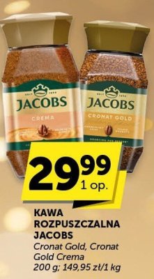 Kawa rozpuszczalna Jacobs Cronat Gold, Cronat Gold Crema promocja w Euro Sklep