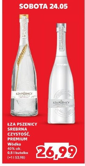Wódka premium Łza pszenicy promocja w Kaufland