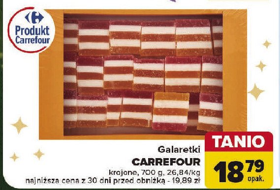 Galaretki owocowe Carrefour promocja