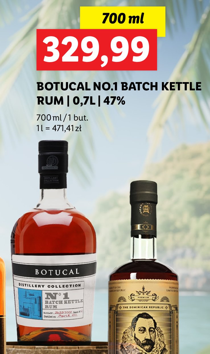 Rum Botucal no.1 batch kettle promocja