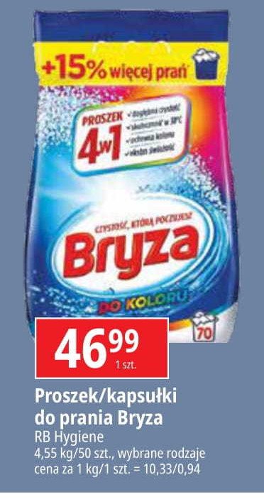 Kapsułki do prania do koloru 4w1 Bryza spring freshness promocja