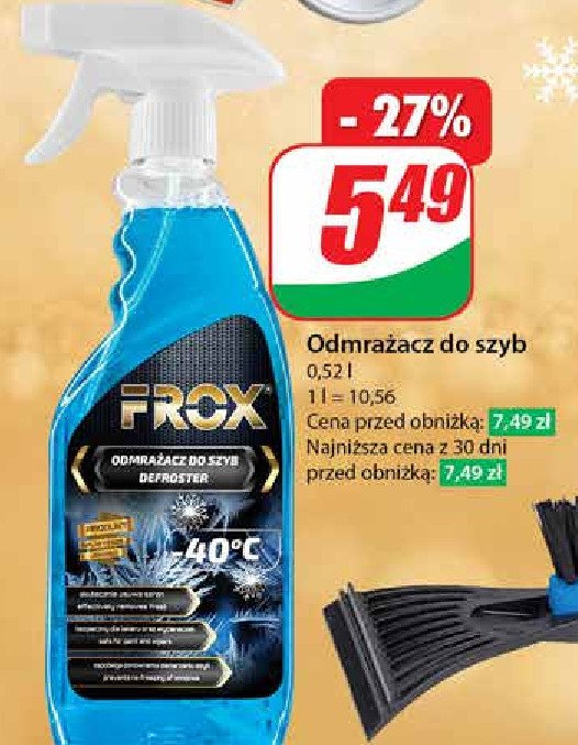 Odmrażacz do szyb FROX LINE promocja