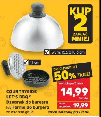 Forma do burgera K-classic let's bbq promocja