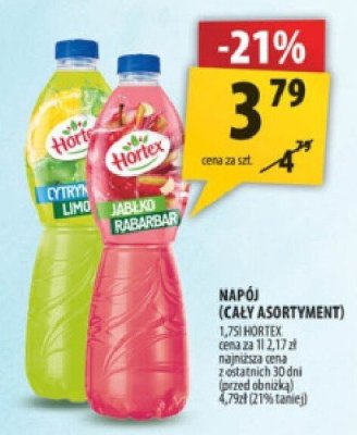 Napój (cały asortyment) 1,75l HORTEX promocja w Arhelan