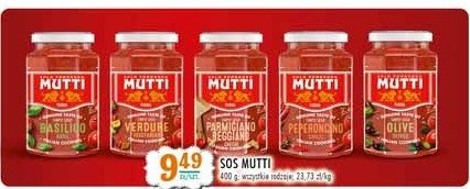 Sos pomidorowy basilico Mutti promocja
