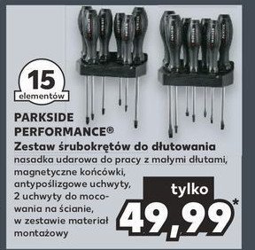 Zestaw śrubokrętów do dłutowania Parkside performance promocja