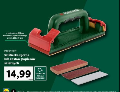 Szlifierka ręczna Parkside promocja