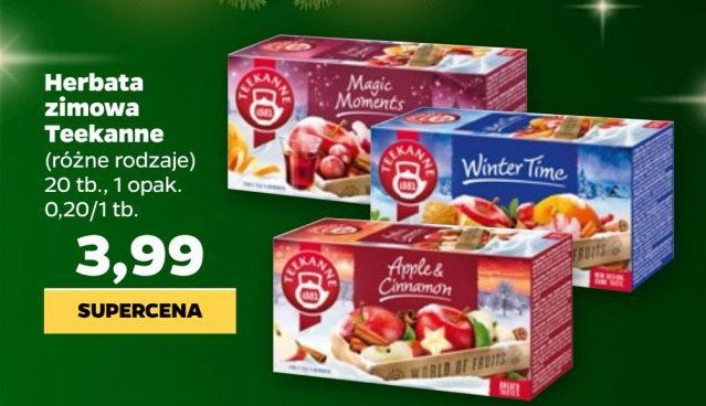 Herbata apple&cinnamon Teekanne world of fruits promocja