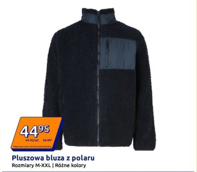 Pluszowa bluza z polaru promocja w Action