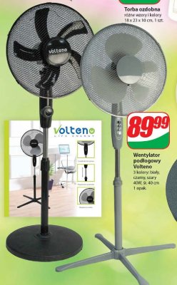 Wentylator stoj膮cy 艣r. 40 cm bia艂y Volteno promocja