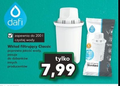 Wk艂ad filtruj膮cy classic Dafi promocja