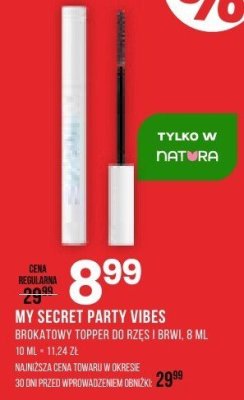 Brokat MY SECRET PARTY VIBES promocja w Drogerie Natura