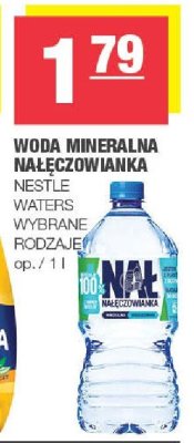 Woda mineralna nałęczowianka Nestle Waters promocja w SPAR