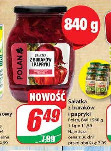 Sa艂atka z burak贸w i papryki POLAN promocja