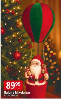 Balon z Mikołajem promocja w Leclerc