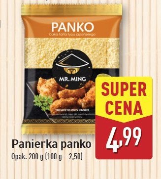 Bułka tarta typu japońskiego panko Mr. ming promocja