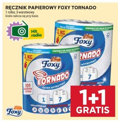 Ręcznik papierowy Foxy Tornado promocja w Stokrotka