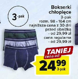 Bokserki ch艂opi臋ce rozm. 98-164 cm promocja