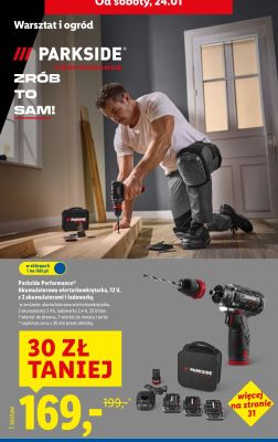 Akumulatorowa wiertarkowkrętarka 12V z 2 akumulatorami i ładowarką promocja w Lidl