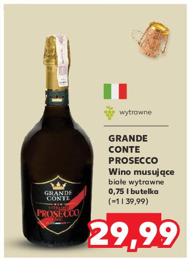 Wino GRANDE CONTE PROSECCO RED promocja