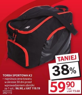 Torba sportowa K2 promocja w Selgros