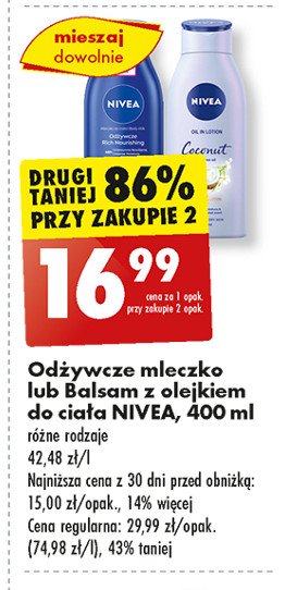 Balsam do ciała coconut Nivea promocja