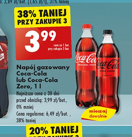 Napój Coca-cola promocja w Biedronka