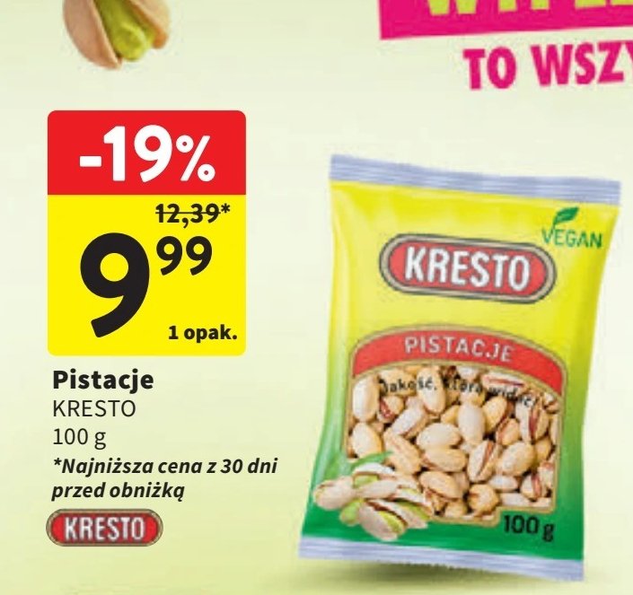 Pistacje Kresto promocja