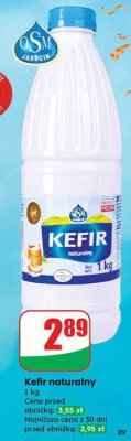 Kefir naturalny promocja w Dino