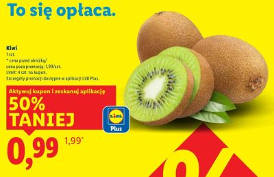 Kiwi koszyk promocja w Lidl