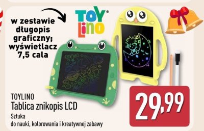 Tablica znikopis LCD TOYLINO promocja w Aldi