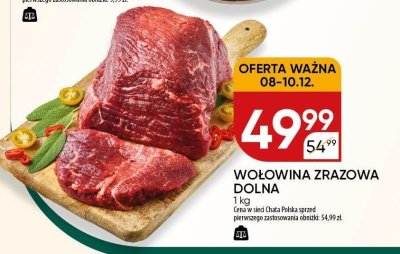 Wołowina zrazowa dolna promocja w Chata Polska