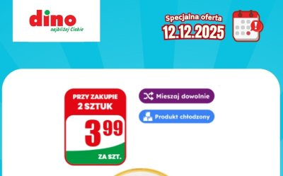 Specjalna oferta na 12.12.2025 - promocje spoza gazetki, strona 3 promocja w Dino