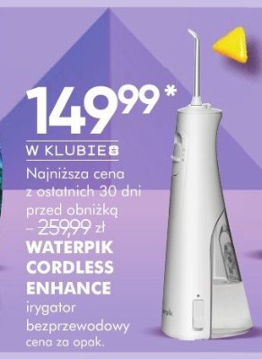 Irygator WATERPIK CORDLESS ORIANCE promocja w Super-Pharm