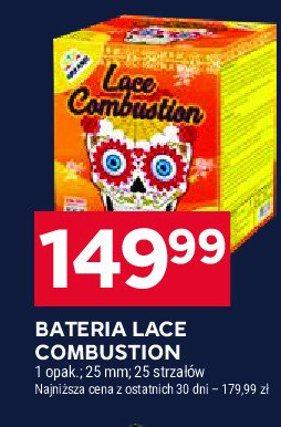 Bateria 25 strzałów lace combustion SUPER POWER promocja w Stokrotka