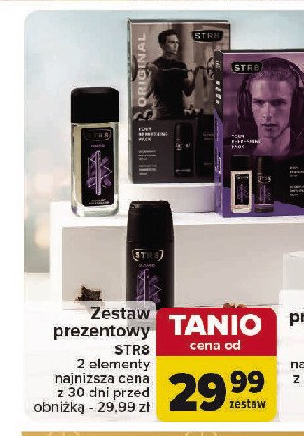 Zestaw w pudełku game: dezodorant 150 ml + dezodorant atomizer 85 ml Str8 zestaw promocja w Carrefour