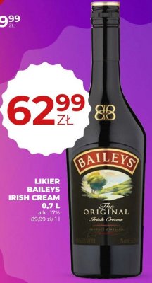 Likier BAILEYS IRISH CREAM 0,7L promocja w Duży Ben