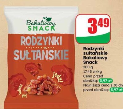 Rodzynki sułtańskie promocja w Dino