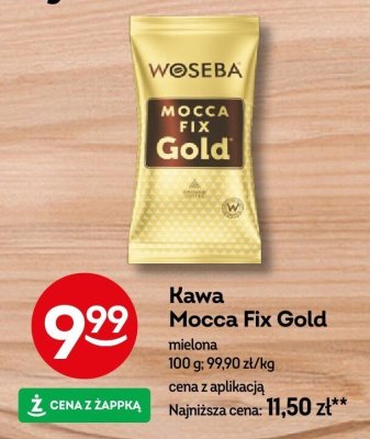 Kawa Mocca Fix Gold mielona promocja w Żabka