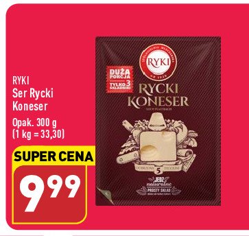 Ser rycki koneser - plastry Ryki promocja