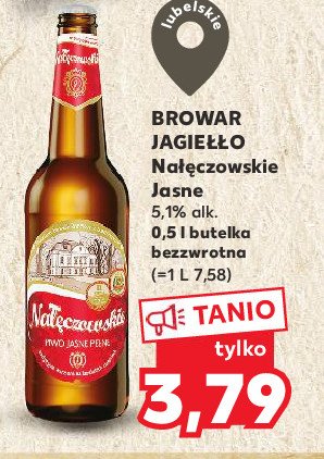 Piwo Nałęczowskie jasne promocje
