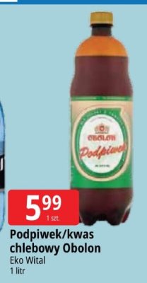 Podpiwek Podpiwek/kwas chlebowy Obolon Eko Wital promocja w Leclerc