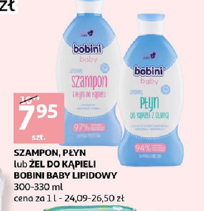 Płyn do kąpieli lipidowy z oliwką Bobini baby promocja