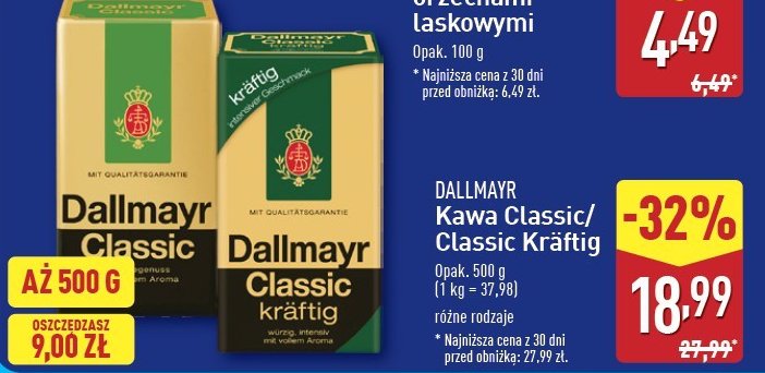 Kawa Dallmayr classic promocja w Aldi