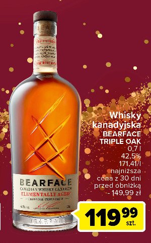 Whisky Bearface triple oak promocja